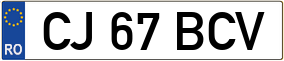 Truck License Plate